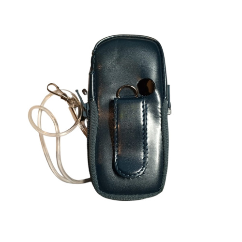 Кожаный чехол для телефона Nokia 3220 "Alan-Rokas" серия "Absolut" (аквамарин) натуральная кожа