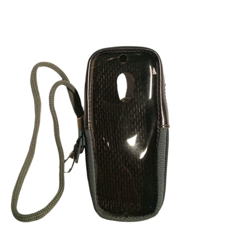 Кожаный чехол для телефона Samsung X620 "Alan-Rokas" серия "Absolut" (серый металлик) натур. кожа фото 3