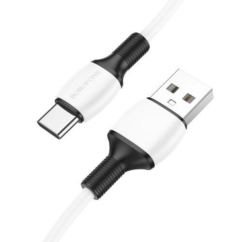 USB to Type C "BOROFONE" BX84 3.0A 1M (Цвет: белый) 