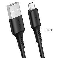 USB micro USB "BOROFONE" BX47 1M (черный)