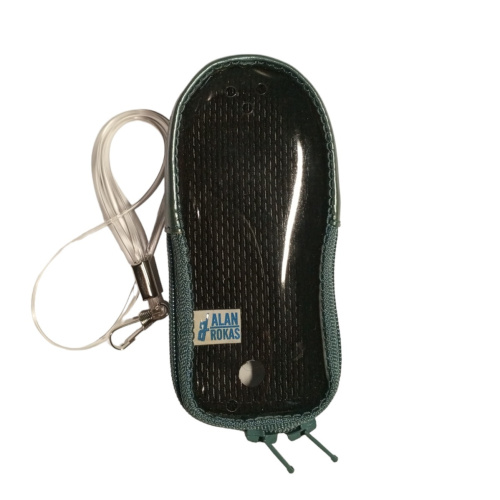 Кожаный чехол для телефона Motorola C155/C156 "Alan-Rokas" серия "Absolut" (аквамарин) натур. кожа фото 3
