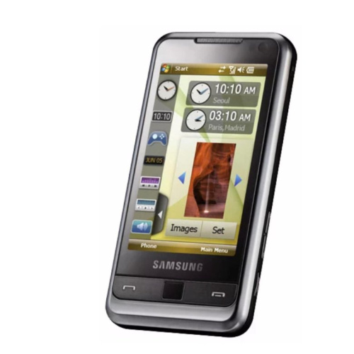 Чехол-книжка для Samsung i900 (Цвет: черный) вертикальный чехол-флип фото 5