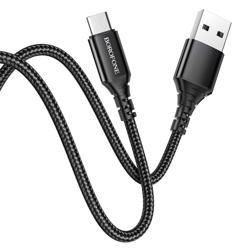 USB micro USB "BOROFONE" BX54 1M (черный)  фото 4