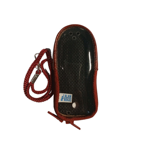 Кожаный чехол для телефона Motorola C155/C156 "Alan-Rokas" серия "Absolut" (красный) натур. кожа фото 3