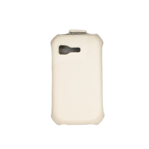 Чехол-книжка для Samsung S5302 Galaxy Pocket Duos (Цвет: белый) вертикальный чехол-флип фото 4