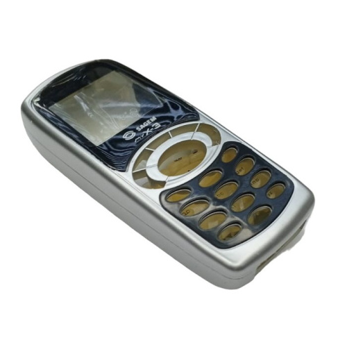 Sagem myX3 - Корпус в сборе (серебро)