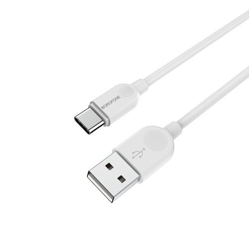 USB to Type C "BOROFONE" BX14 2M (Цвет: белый)  фото 6