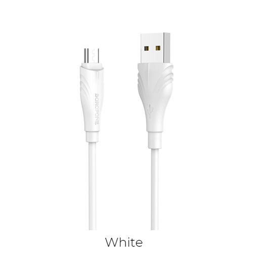 USB micro USB "BOROFONE" BX18 2M 2.0A (белый)
