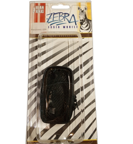 Кожаный чехол для телефона Panasonic G51 "Alan-Rokas" серия "Zebra" натуральная кожа фото 2