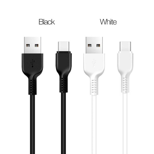 USB to Type C "HOCO" X20 1M (Цвет: черный)  фото 3