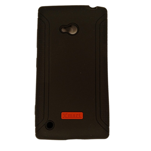Чехол-накладка для Nokia 720 Lumia "Xmart Leater Case" силиконовая (Цвет: черный)