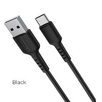 USB to Type C "BOROFONE" BX16 1M (Цвет: черный) 