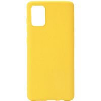 Панель для Samsung A31 (A315) силиконовая (Цвет: желтый)