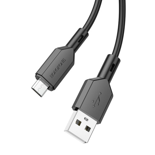 USB micro USB "BOROFONE" BX70 1M 2.4A (черный)
