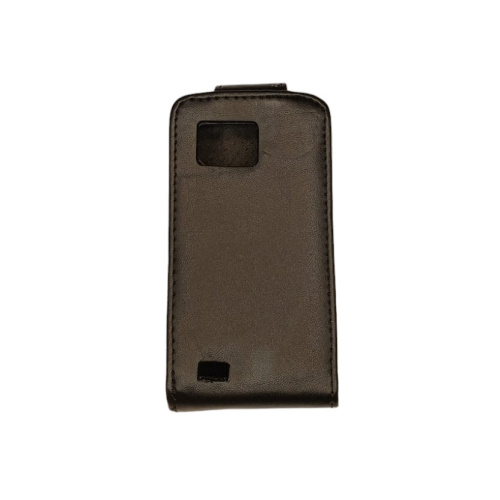 Чехол-книжка для Samsung S5600 (Цвет: черный) вертикальный чехол-флип фото 3