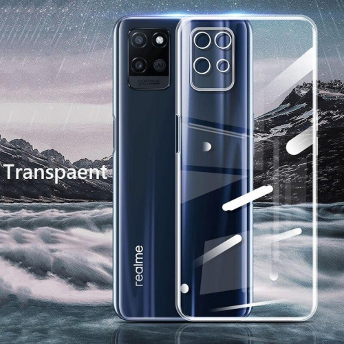 Панель для Realme 8i силиконовая (Цвет: прозрачный)