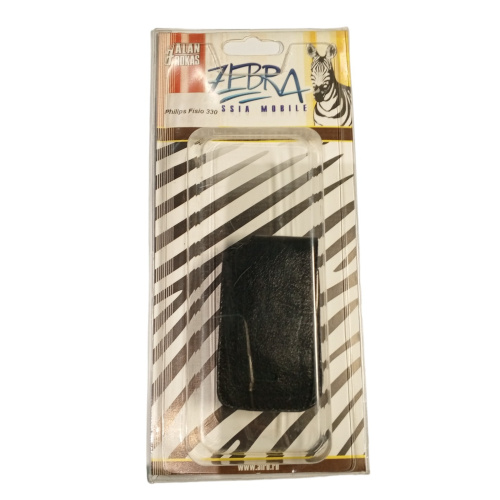 Кожаный чехол для телефона Philips 330 "Alan-Rokas" серия "Zebra" натуральная кожа фото 5