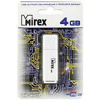 USB Flash 4 GB MIREX LINE (Цвет: белый)
