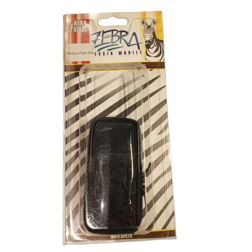 Кожаный чехол для телефона Philips 530 "Alan-Rokas" серия "Zebra" натуральная кожа фото 4