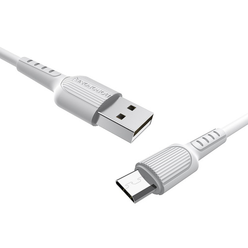 USB micro USB "BOROFONE" BX16 1M 2.0A (белый)  фото 4