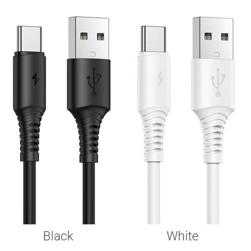 USB to Type C "BOROFONE" BX47 3.0A 1M (Цвет: черный)  фото 3