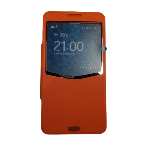Чехол-книжка для Samsung Note 3 (N9000/N9005) (Цвет: оранжевый) "Baseus" UltraThin 