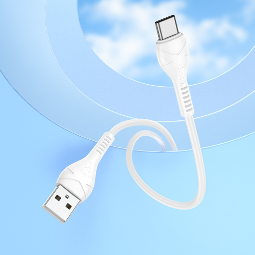 USB to Type C "HOCO" X37 3,0A 0,5M (Цвет: белый)  фото 3