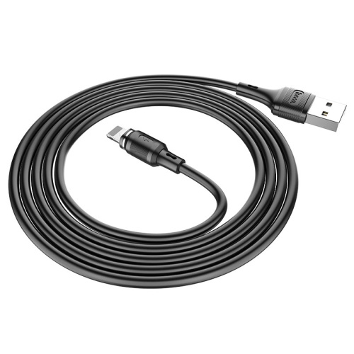 USB для IP Lighting "HOCO" X52 1М (черный) магнитный фото 4