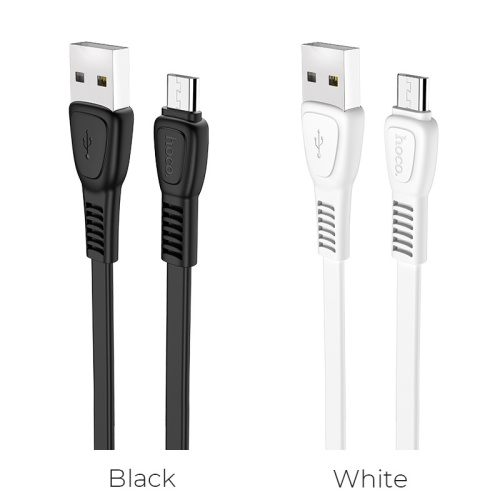 USB micro USB "HOCO" X40 Noah 1M 2.4A (Цвет: черный)  фото 3