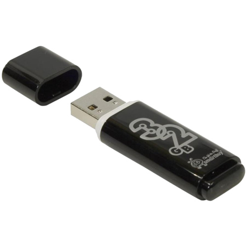 USB Flash 32 GB Smart Buy GLOSSY (Цвет: черный) 