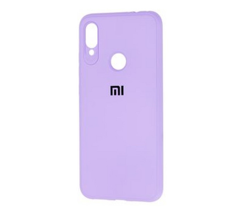 Панель для Xiaomi Redmi Note 7 силиконовая Logo LUX (Цвет: сиреневый)