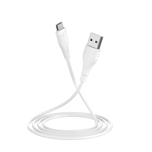 USB micro USB "BOROFONE" BX18 1M 2.0A (белый)  фото 4