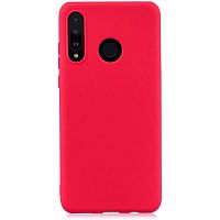 Панель для Huawei Honor 10 Lite/P Smart (2019) силиконовая (Цвет: красный)