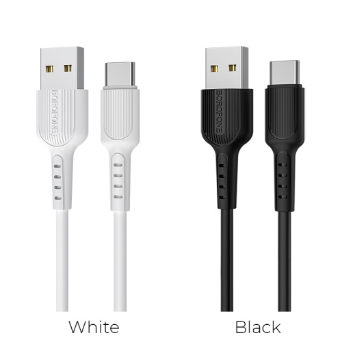 USB to Type C "BOROFONE" BX16 1M (Цвет: белый)  фото 3